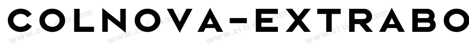 Colnova-ExtraBold字体转换