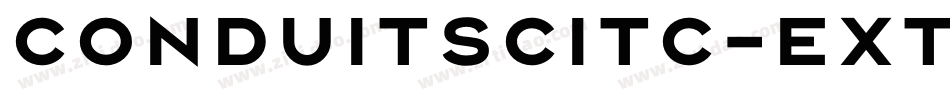 ConduitSCITC-ExtraBold字体转换