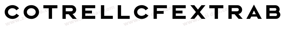 CotrellCFExtraBold字体转换