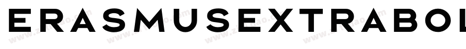 ErasmusExtraBold字体转换