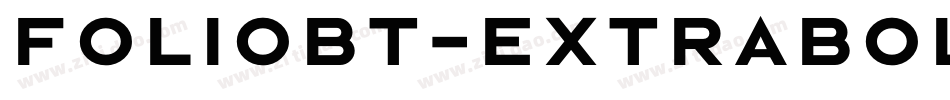 FolioBT-ExtraBold字体转换