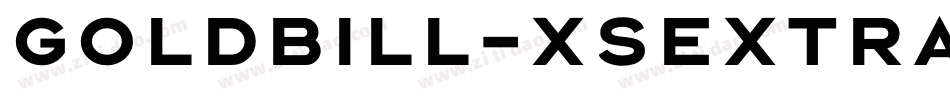Goldbill-XSExtraBold字体转换