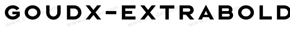Goudx-ExtraBold字体转换