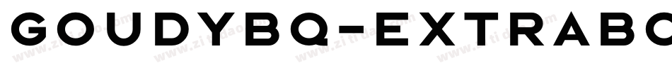 GoudyBQ-ExtraBold字体转换