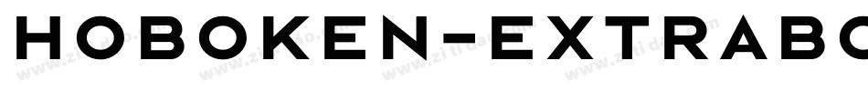 Hoboken-ExtraBold字体转换