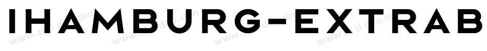 Ihamburg-ExtraBold字体转换