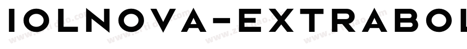 Iolnova-ExtraBold字体转换
