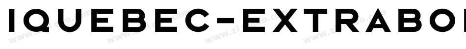 Iquebec-ExtraBold字体转换
