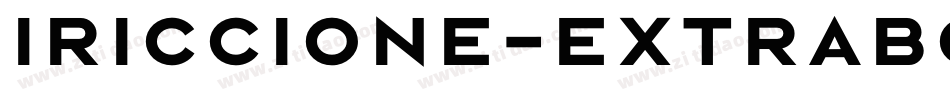 Iriccione-ExtraBold字体转换