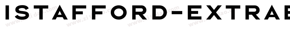 Istafford-ExtraBold字体转换