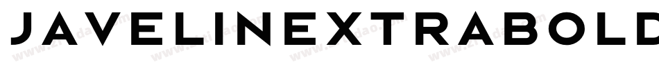 JavelinExtraBold字体转换