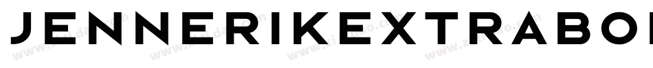 JennerikExtraBold字体转换