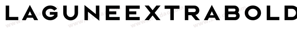 LaguneExtraBold字体转换