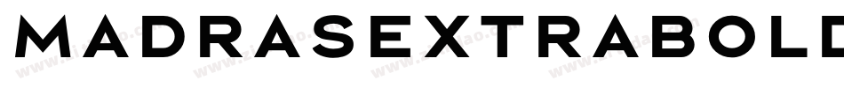 MadrasExtraBold字体转换