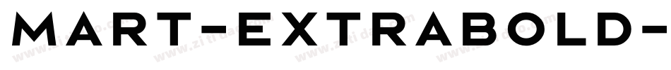 Mart-ExtraBold字体转换