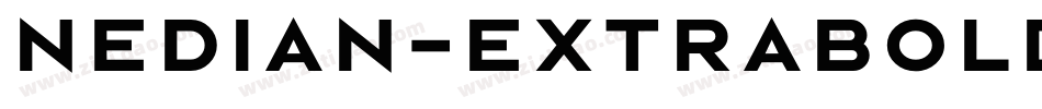 Nedian-ExtraBold字体转换