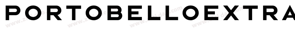 PortobelloExtraBold字体转换
