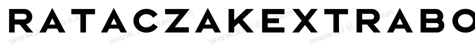 RataczakExtraBold字体转换