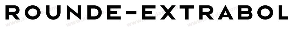 Rounde-ExtraBold字体转换