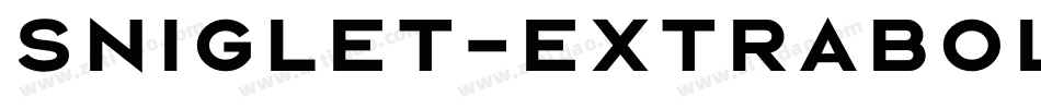 Sniglet-ExtraBold字体转换