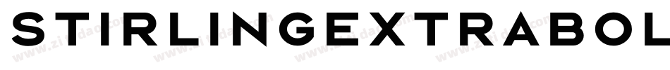 StirlingExtraBold字体转换