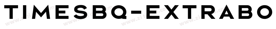 TimesBQ-ExtraBold字体转换