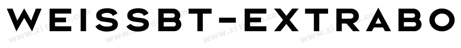 WeissBT-ExtraBold字体转换