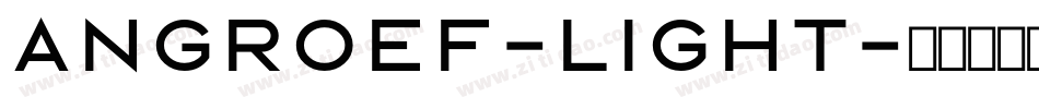 AngroEF-Light字体转换