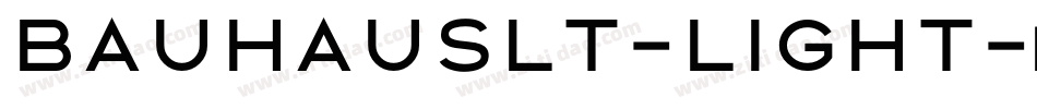 BauhausLT-Light字体转换