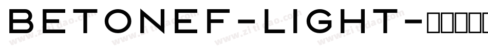 BetonEF-Light字体转换