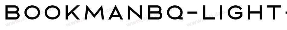 BookmanBQ-Light字体转换