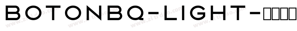 BotonBQ-Light字体转换