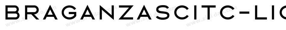 BraganzaSCITC-Light字体转换