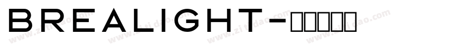 BreaLight字体转换