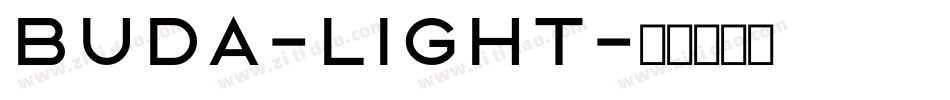 Buda-Light字体转换