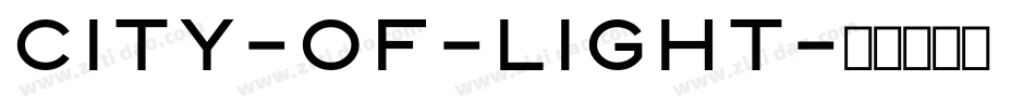 City-of-Light字体转换