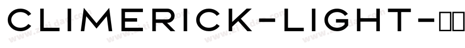 Climerick-Light字体转换