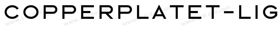CopperplateT-Light字体转换