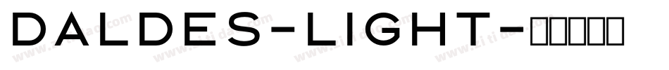 Daldes-Light字体转换