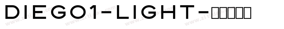 Diego1-Light字体转换