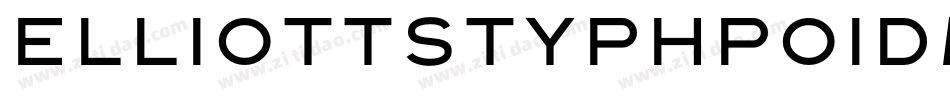ElliottsTyphpoidMThrDLight字体转换