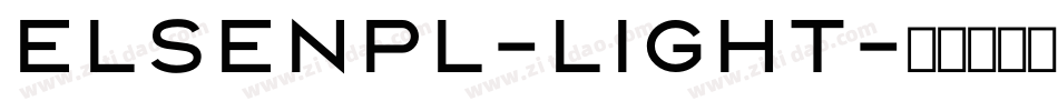 ElseNPL-Light字体转换