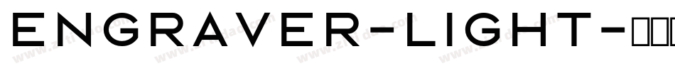 Engraver-Light字体转换