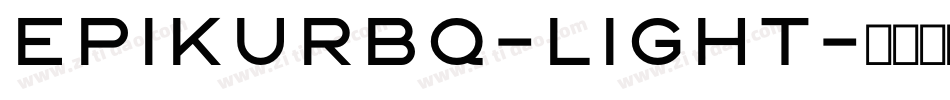 EpikurBQ-Light字体转换