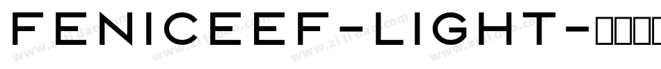 FeniceEF-Light字体转换