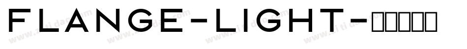 Flange-Light字体转换