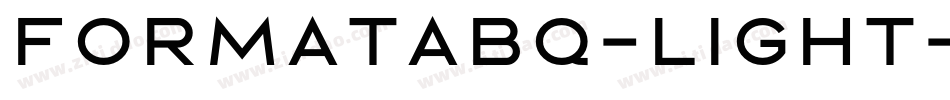 FormataBQ-Light字体转换