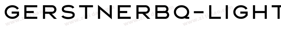 GerstnerBQ-Light字体转换
