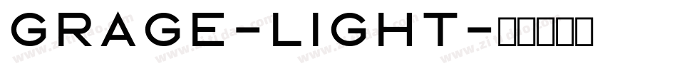 Grage-Light字体转换