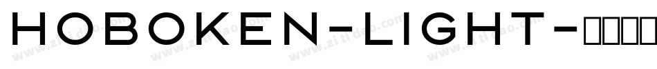 Hoboken-Light字体转换